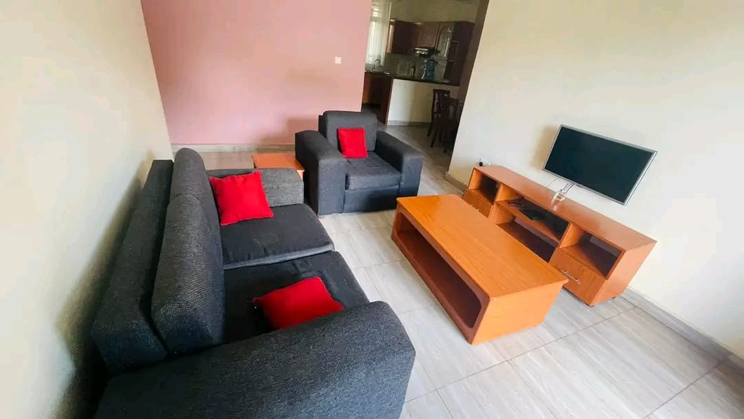 Apartment for rent in Remera, Kigali - Spacious Furnished 2-Bedroom Apartment in Remera