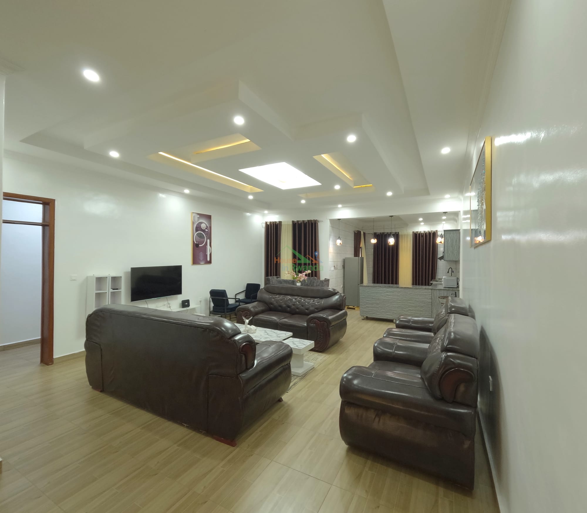 Apartment for rent in Kanombe, Kigali - Elegant Furnished 2-Bedroom Apartment in Kanombe