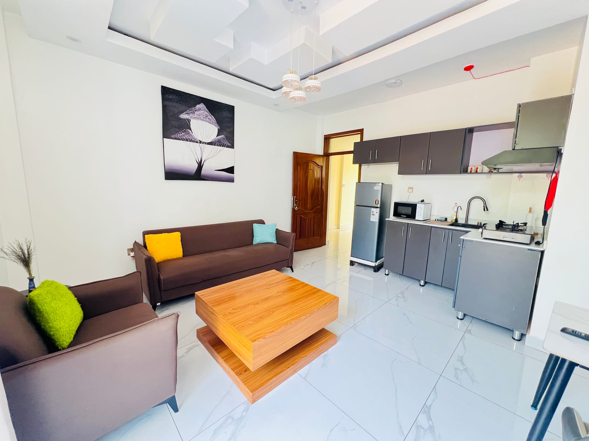 Apartment for rent in Remera, Kigali - Well-kept Furnished 1-Bedroom Apartment in Remera