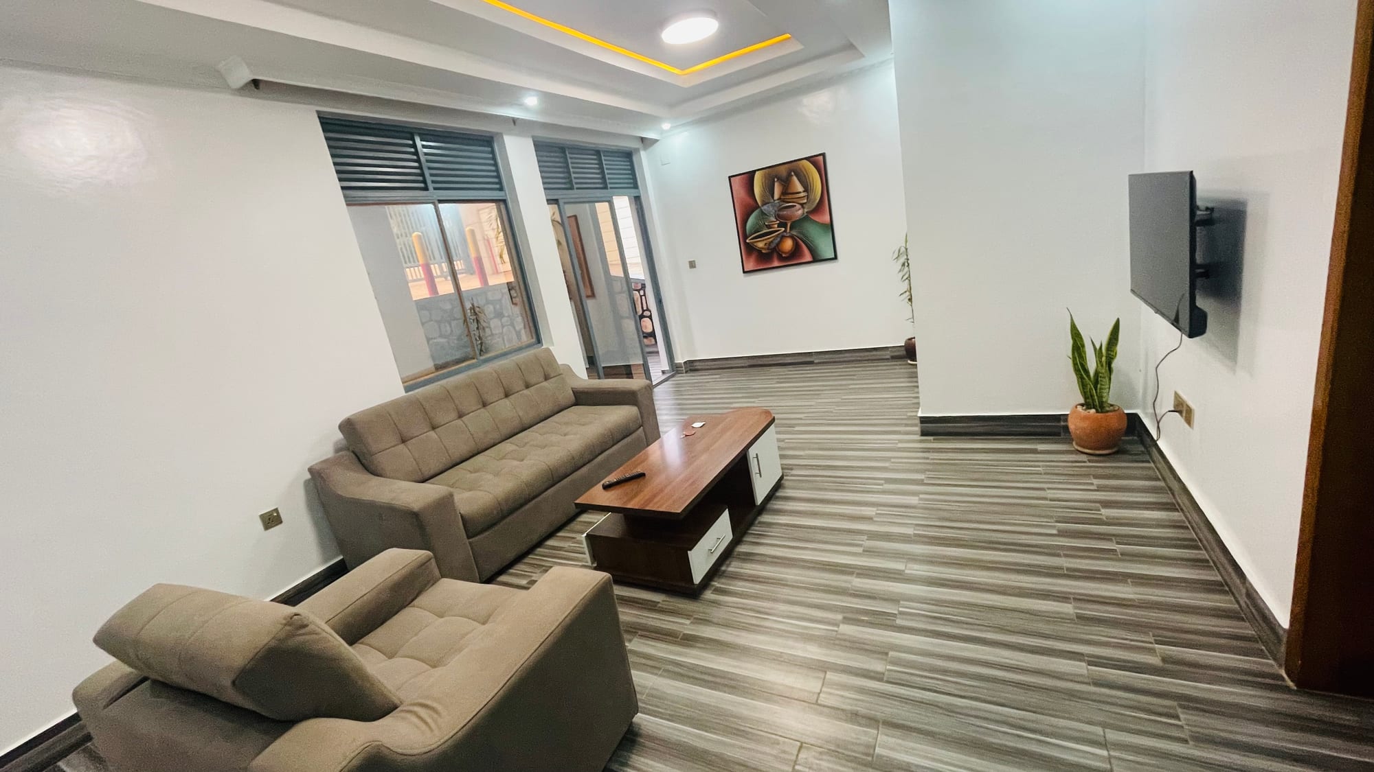 Apartment for rent in Remera, Kigali - Spacious Furnished 2-Bedroom Apartment in Remera